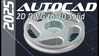 AutoCAD 2025  Quick and Easy  2D to 3D [upl. by Laurita]