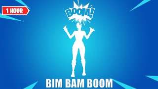 Fortnite BIM BAM BOOM 1 Hour  Emote Fortnite [upl. by Hsak]