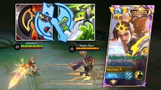 REASON WHY THIS LAPU LAPU BUILD IN EXP LANE IS UNSTOPPABLE  NEW ONE SHOT BUILD LAPU LAPU 2024 [upl. by Konstance925]