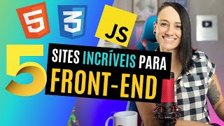 5 SITES para praticar FRONTEND e alcançar o próximo NÍVEL Programação para Iniciantes [upl. by Marris]