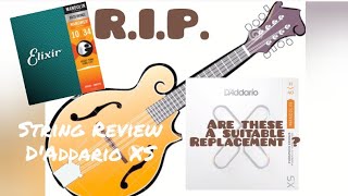 Review  DAddario XS Mandoline Strings [upl. by Fleisher341]