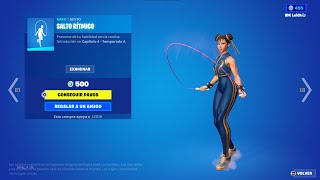 NUEVO BAILE SALTO RÍTMICO NUEVA TIENDA FORTNITE HOY 04 DE OCTUBRE TIENDA DE FORTNITE [upl. by Nethsa]