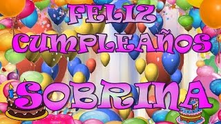 Feliz Cumpleaños Sobrina [upl. by Notla]