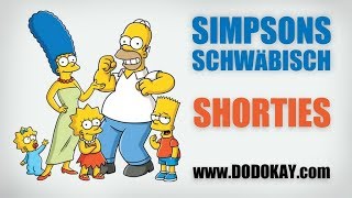 dodokay  Die Simpsons  Trickfilmklassiker schwäbisch  zum 25 ITFS [upl. by Naujej205]