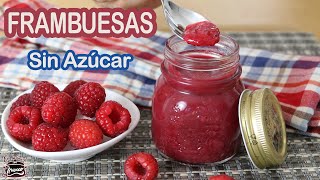 Mermelada de FRAMBUESA sin azúcar 🍓Receta fácil sin semillas Cocina Con Marco [upl. by Nath57]