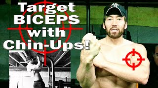 How to do Chinups for Bigger Biceps  Tips to make the chinup a Bicep Exercise [upl. by Enriqueta390]