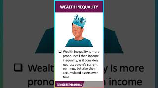 Wealth Inequality  60 Second Economics  A Level amp IB [upl. by Weismann]