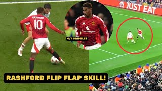 Marcus Rashford Showed His Flip Flap Skill To Pass FC Twente Defender [upl. by Arahas]