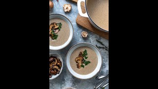 Champignoncremesuppe – Einfache Pilzsuppe  Elle Republic [upl. by Lrat]