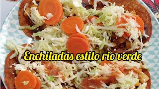 ✅ ENCHILADAS DE RIO VERDE SAN LUIS POTOSÍ A MI ESTILO PASO A PASO [upl. by Drescher]