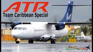 ATRs of the Caribbean  Liat Bahamasair Aerogaviota Air CaraibesTeam Caribbean [upl. by Skinner380]