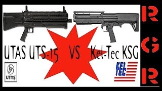 KelTec KSG VS UTAS UTS15 Shotguns [upl. by Enined]