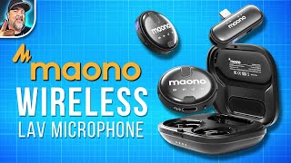 AMAZING MAONO WM620 Wireless Lavalier Microphone Unboxing and Review maono [upl. by Ynalem]