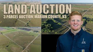 3 Parcel land auction  Marion County Kansas [upl. by Nnep]