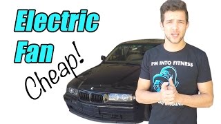 50 Electric Fan Instal  BMW E36 [upl. by Nord630]