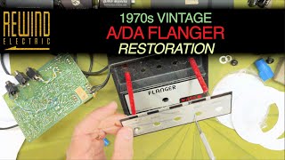 Vintage 1970s ADA Flanger  Restoration [upl. by Iniretake]