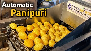 Pani puri Making Machine  Automatic Panipuri Machine [upl. by Furgeson]