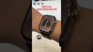 First Look at the Apple Watch Series 10 [upl. by Zednanreh786]