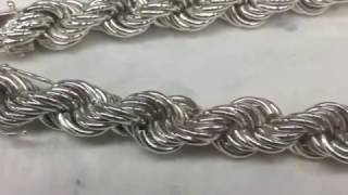 Jewellery How to make a rope chain by hand [upl. by Gram354]