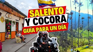 VALLE DEL COCORA y SALENTO un DÍA en moto  Guía y recomendación  EJE CAFETERO COLOMBIA 🇨🇴 Quindío [upl. by Telford]