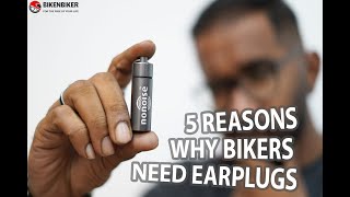 5 REASONS WHY BIKERS NEED EARPLUGS  No Noise [upl. by Tse]