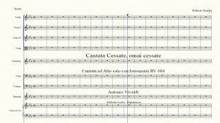 Cantata Cessate omai cessate  ad Alto solo con Istromenti RV 684  OV  Antonio Vivaldi [upl. by Geer]