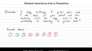 Random Selections  Leaving Cert amp Junior Cert Project Maths  Probability  Random Selections [upl. by Bar]