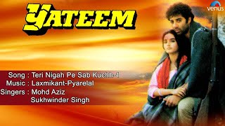 Yateem  Teri Nigah Pe Sab Kuchh 1 Full Audio Song  Sunny Deol Farah [upl. by Ellinehc]