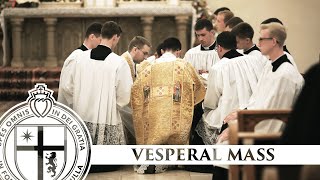 Vesperal Mass and Compline  Holy Thursday 032824  St Thomas Aquinas Seminary [upl. by Fredericka]