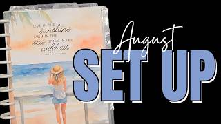 August Happy Planner Set Up  Frankenplanner  Planner Themes  Happy Planner Vertical Layout [upl. by Downing]