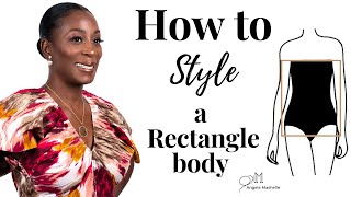 How To Dress If You Are A Rectangle Body Shape [upl. by Idnerb]