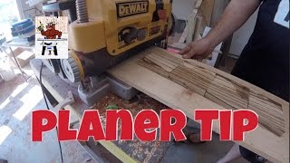 Planer Tip Planing Small Pieces of Wood [upl. by Akissej]