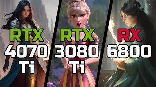 RTX 4070 Ti vs RTX 3080 Ti vs RX 6800  Test in 10 Games [upl. by Eiznekam]