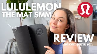 LULULEMON THE MAT 5MM Review  Is It the Best Yoga Mat in 2024 [upl. by Gentille]