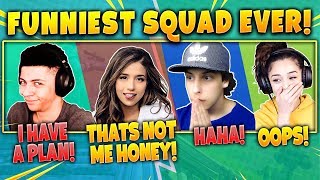 Myth Pokimane Cizzorz Valkyrae Funniest Squad Ever Fortnite Battle Royale Highlights Moments [upl. by Nohsyar304]