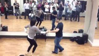 intermediate turnpattern 22812 at Dance On 2 Studio NYC [upl. by Amhser383]