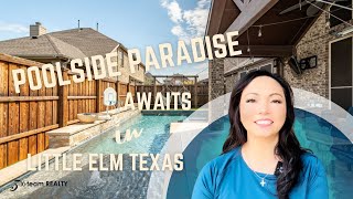 Poolside Paradise awaits Home for Sale in Little Elm TX [upl. by Murdock15]