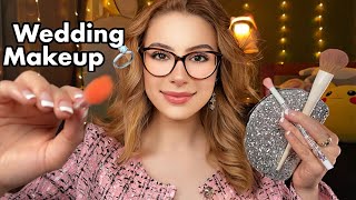 ASMR Doing Your WEDDING Makeup 💍 Youre GETTING MARRIED 💍 Personal Attention For SLEEP 😴 [upl. by Oinotnaesoj]