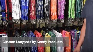 Custom Lanyards by Kenny Products [upl. by Anawait]