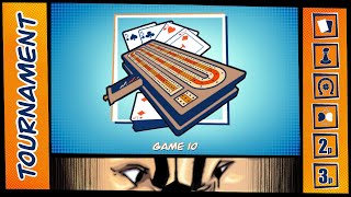 Cribbage Game 10 Playing Blind [upl. by Dygal]