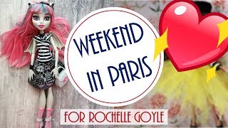 Weekend in Paris  Monster High Doll Repaint  How to Customize BJD  Dolls DIY Craft Tutorial Easy [upl. by Nnylatsyrk890]