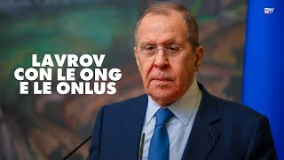 Lavrov quotLa Ue vuole emarginare Orban sono perché crede nella pacequot [upl. by Annahc]