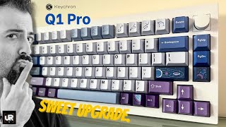 Building the Keychron Q1 Pro ft NicePBT Galaxy  Features Mods amp Sound Tests [upl. by Nosemaj814]