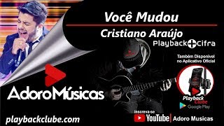 Você Mudou Playback Original Cristiano Araujo  Playback  Cifra [upl. by Knorring]