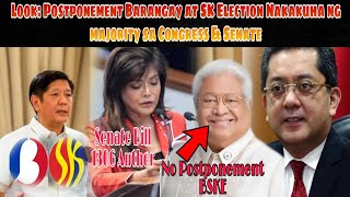 LookPostponement ng Barangay and SK Election nakakuha ng majority vote sa Congress at Senate [upl. by Xineohp]