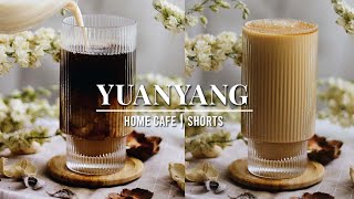 Yuanyang  Coffee with tea  Home Cafe  Hongkong Yuanyang  Yuenyeung  Kopi Cham  YouTube Shorts [upl. by Paco23]