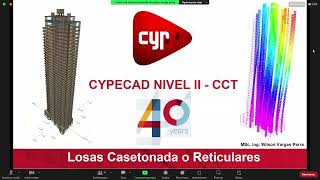 LOSAS CASETONADAS O RETICULARES  CYPECAD LEVEL II [upl. by Izy]