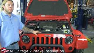 Episode 5  2013 Jeep Wrangler JK  AFE Stage 2 Intake Installation [upl. by Nnairak]