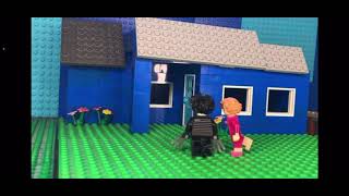 Lego Edward scissorhands scene stop motion [upl. by Ahsrat601]