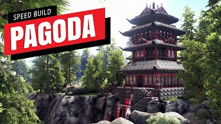 Ark Pagoda Base  Valguero Speed Build [upl. by Novyart]